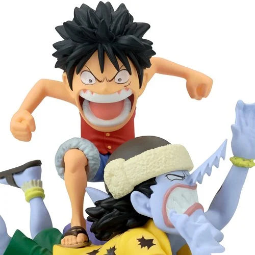 PRESALE | One Piece - Monkey D. Luffy vs. Arlong - World Collectable Figure Log Stories Statue (Banpresto)