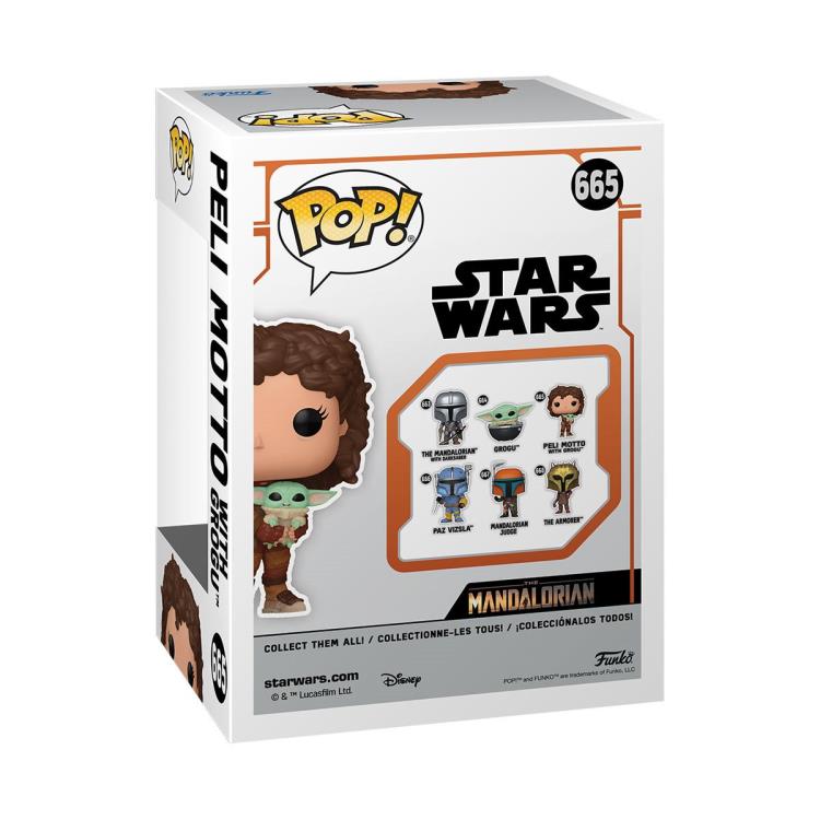 PRESALE | Funko POP! Star Wars: The Mandalorian - Peli Motto with Grogu #665 Vinyl Figures