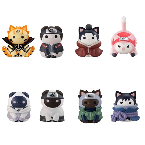 PRESALE | Naruto: Shippuden - Nyaruto! Version Break Out! Fourth Great Ninja War Mega Cat Project Mini-Figure Case of 8