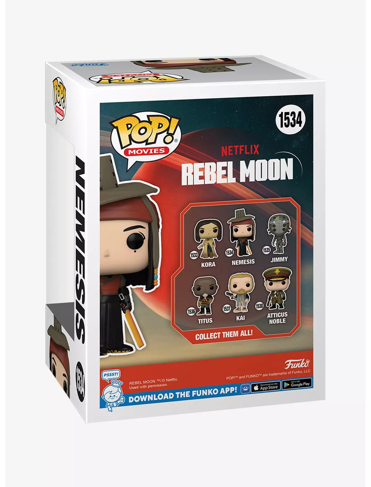 PRESALE | Funko POP! Movies: Rebel Moon - Nemesis #1534 Vinyl Figures