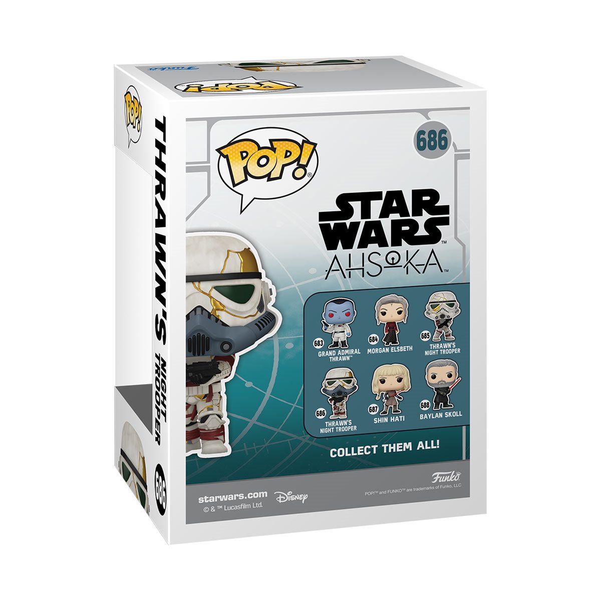 PRESALE | Funko POP! Star Wars: Ahsoka Thrawn's Night Trooper (Blue) #686 Vinyl Figures