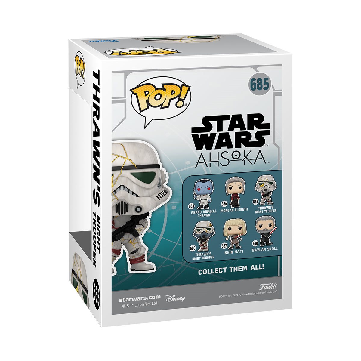 PRESALE | Funko POP! Star Wars: Ahsoka Thrawn's Night Trooper (White) #685 Vinyl Figures