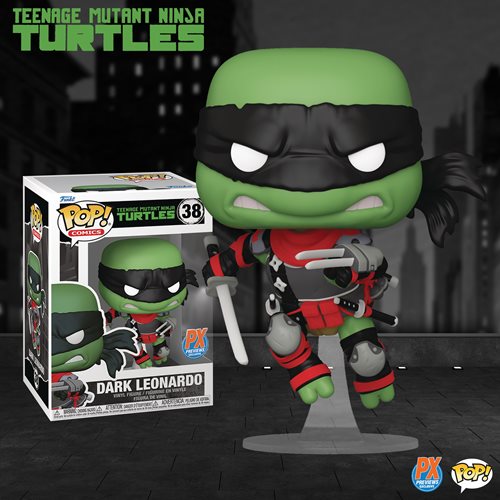 PRESALE | Funko POP! Teenage Mutant Ninja Turtles Dark Leonardo #38 - PX Previews Exclusive Vinyl Figures