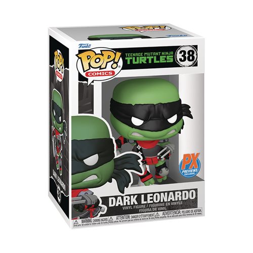 PRESALE | Funko POP! Teenage Mutant Ninja Turtles Dark Leonardo #38 - PX Previews Exclusive Vinyl Figures