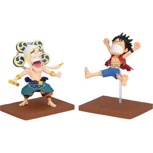 PRESALE | One Piece - Monkey D. Luffy and Enel World Collectable Figure Log Stories Statue