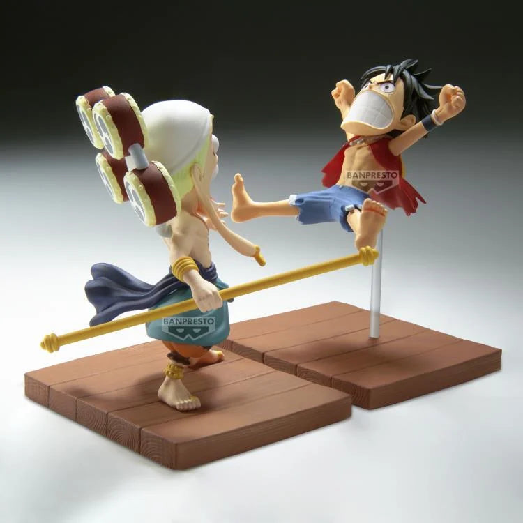 PRESALE | One Piece - Monkey D. Luffy and Enel World Collectable Figure Log Stories Statue