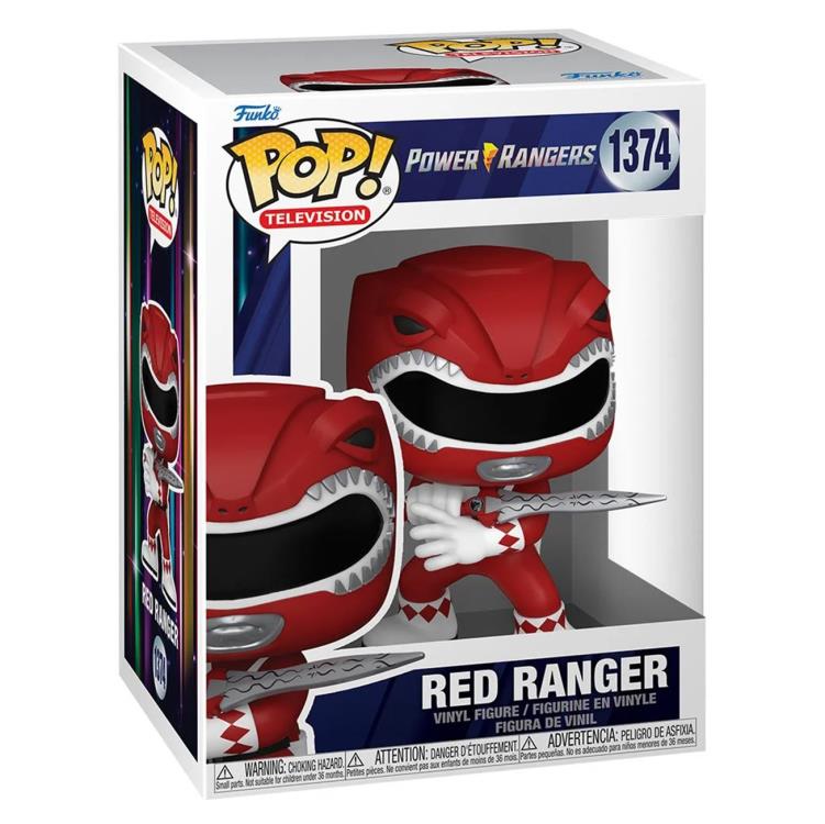 PRESALE | Funko POP! TV: Mighty Morphin Power Rangers 30th Anniversary - Red Ranger #1374 Vinyl Figures