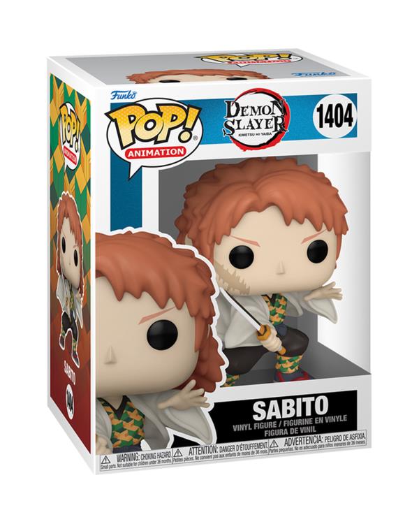 PRESALE | Funko POP! Animation: Demon Slayer: Kimetsu no Yaiba - Sabito #1404 - Vinyl Figures