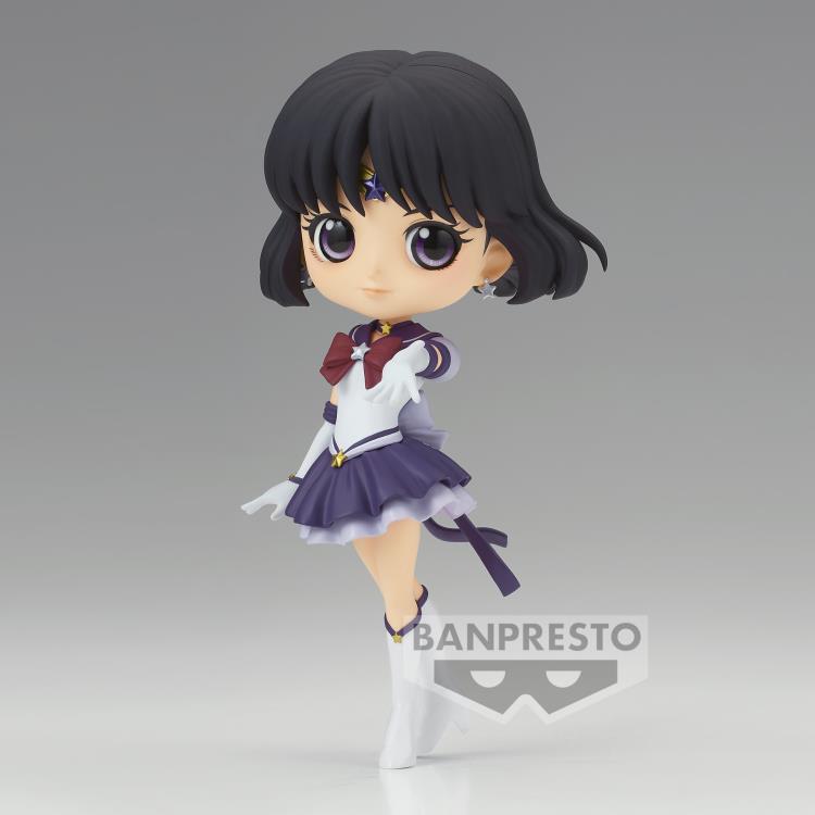 PRESALE | Sailor Moon Pretty Guardian Sailor Moon Cosmos The Movie - Eternal Sailor Saturn - Version A Q Posket Statue (Banpresto)