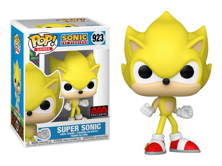 PRESALE | Funko POP! Games: Sonic the Hedgehog - Super Sonic #923 Vinyl Figures AAA Anime Exclusive