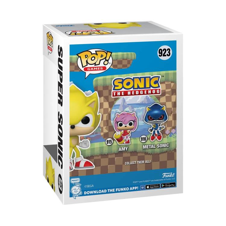 PRESALE | Funko POP! Games: Sonic the Hedgehog - Super Sonic #923 Vinyl Figures AAA Anime Exclusive