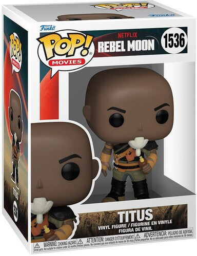 PRESALE | Funko POP! Movies: Rebel Moon - Titus #1536 Vinyl Figures