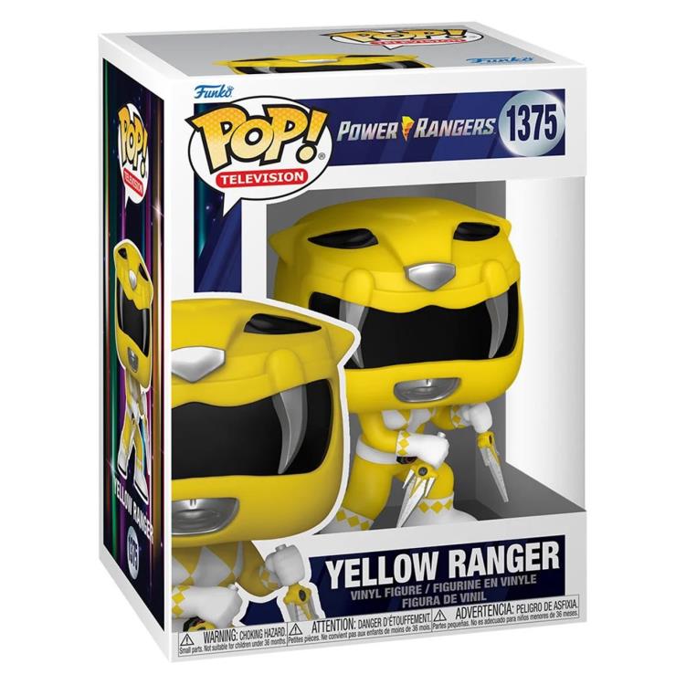 PRESALE | Funko POP! TV: Mighty Morphin Power Rangers 30th Anniversary - Yellow Ranger #1375 Vinyl Figures