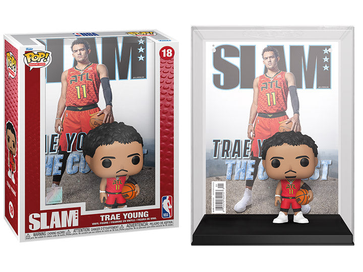 PRESALE | Funko POP! NBA Cover: SLAM - Trae Young #18 with Case Vinyl Figure