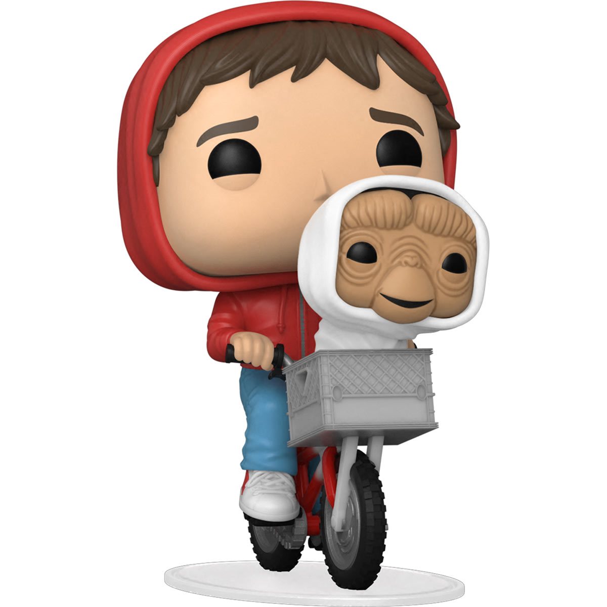 PRESALE | Funko POP! Movie: E.T. the Extra-Terrestrial - Elliott with E.T. in Bike Basket #1252 Bobblehead Vinyl Figure