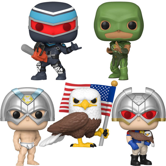 PRESALE | Funko POP! Television: Peacemaker - Vigilante | Eagly | Judomaster - 5PCS Set Vinyl Figure