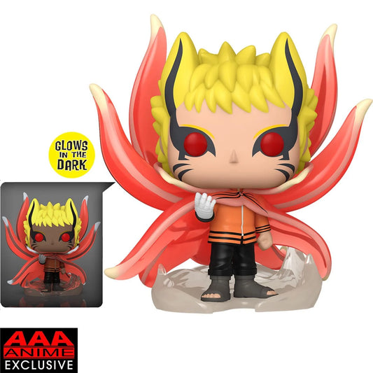 PRESALE | Funko POP! Animation: Super Sized 6" - Boruto: Naruto Next Generations - Uzumaki Naruto (Baryon Mode) #1361 Glow-in-the-Dark Vinyl Figures