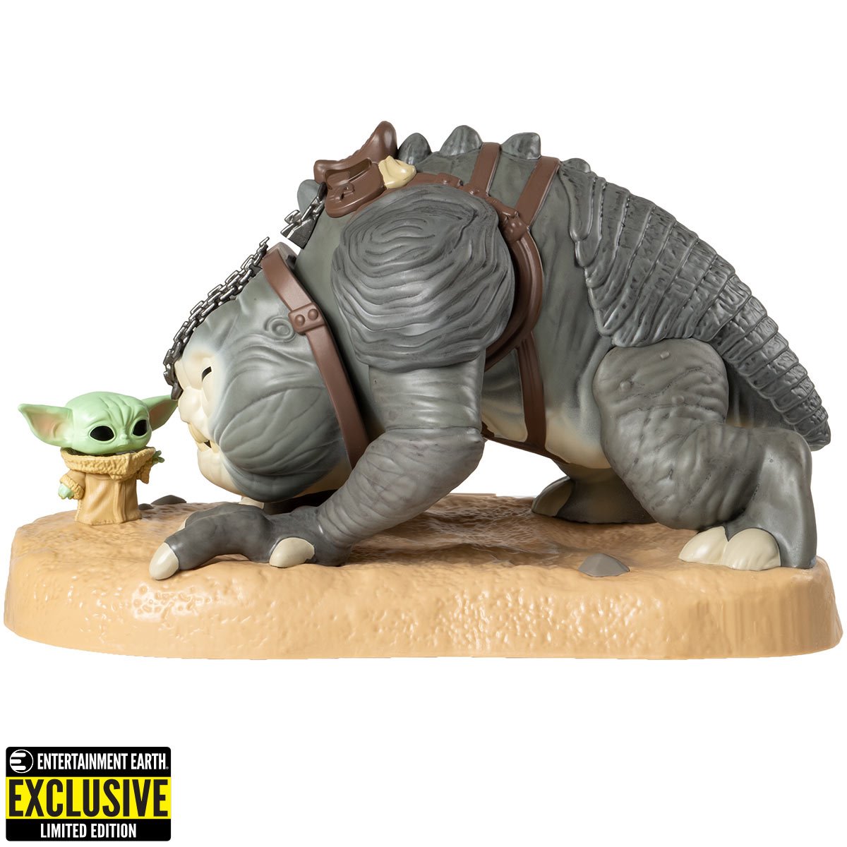 PRESALE | Funko POP! Star Wars: The Book of Boba Fett - Grogu with Rancor #587 - Entertainment Earth Exclusive