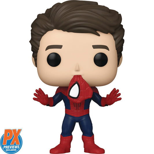 PRESALE | Funko POP! Marvel: Spider-Man: No Way Home - The Amazing Spider-Man #1171 - Unmasked - Andrew Garfield Vinyl Figures - PX Previews Exclusive