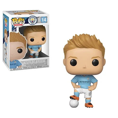 Funko POP! Football: Manchester City - Kevin De Bruyne #14 Vinyl Bobblehead Figures