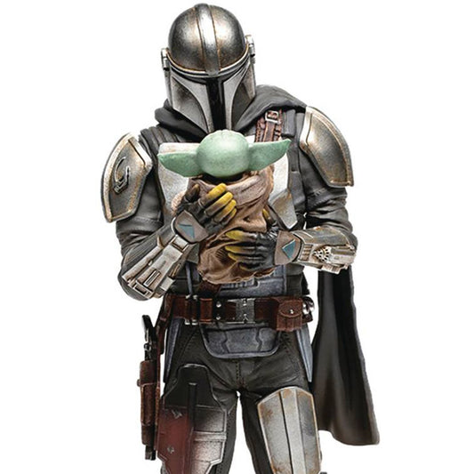 PRESALE | Star Wars: The Mandalorian - Grogu - Pedro Pascal - 1:10 Art Scale Statue (Iron Studios)