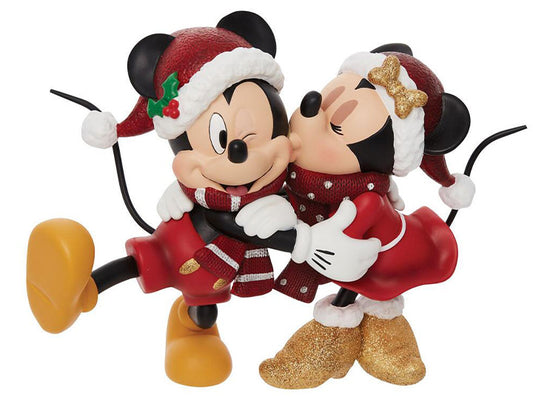 PRESALE | Disney Showcase - Holiday Mickey Mouse and Minnie Mouse Statue