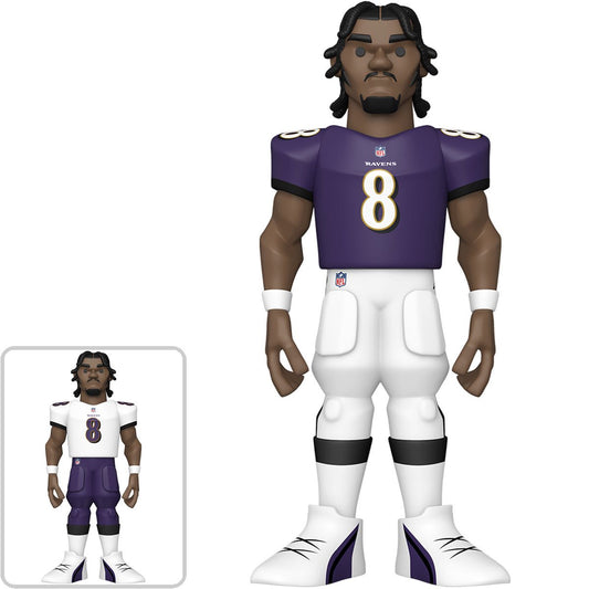 PRESALE | Funko Gold - NFL- Baltimore Ravens - Lamar Jackson Premium 12-in Vinyl Figure