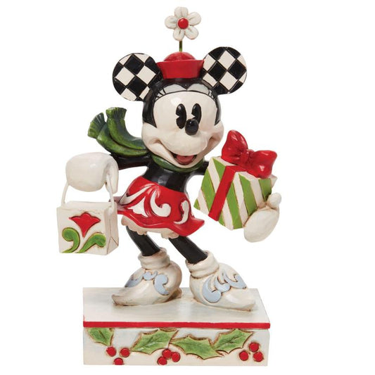 PRESALE | Disney Traditions - Mickey Mouse & Friends - Minnie Bag and Gift Presents Figurine by Jim Shore (Enesco)