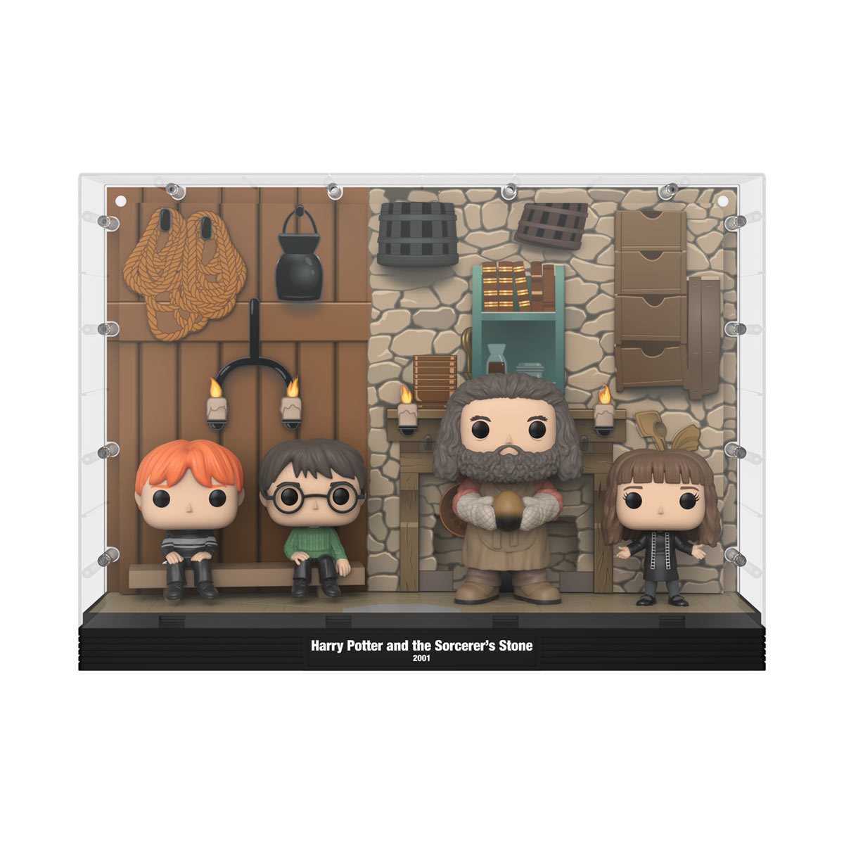 PRESALE | Funko POP! Moments Deluxe: Harry Potter - Hagrid's Hut with Case #04 Vinyl Figures