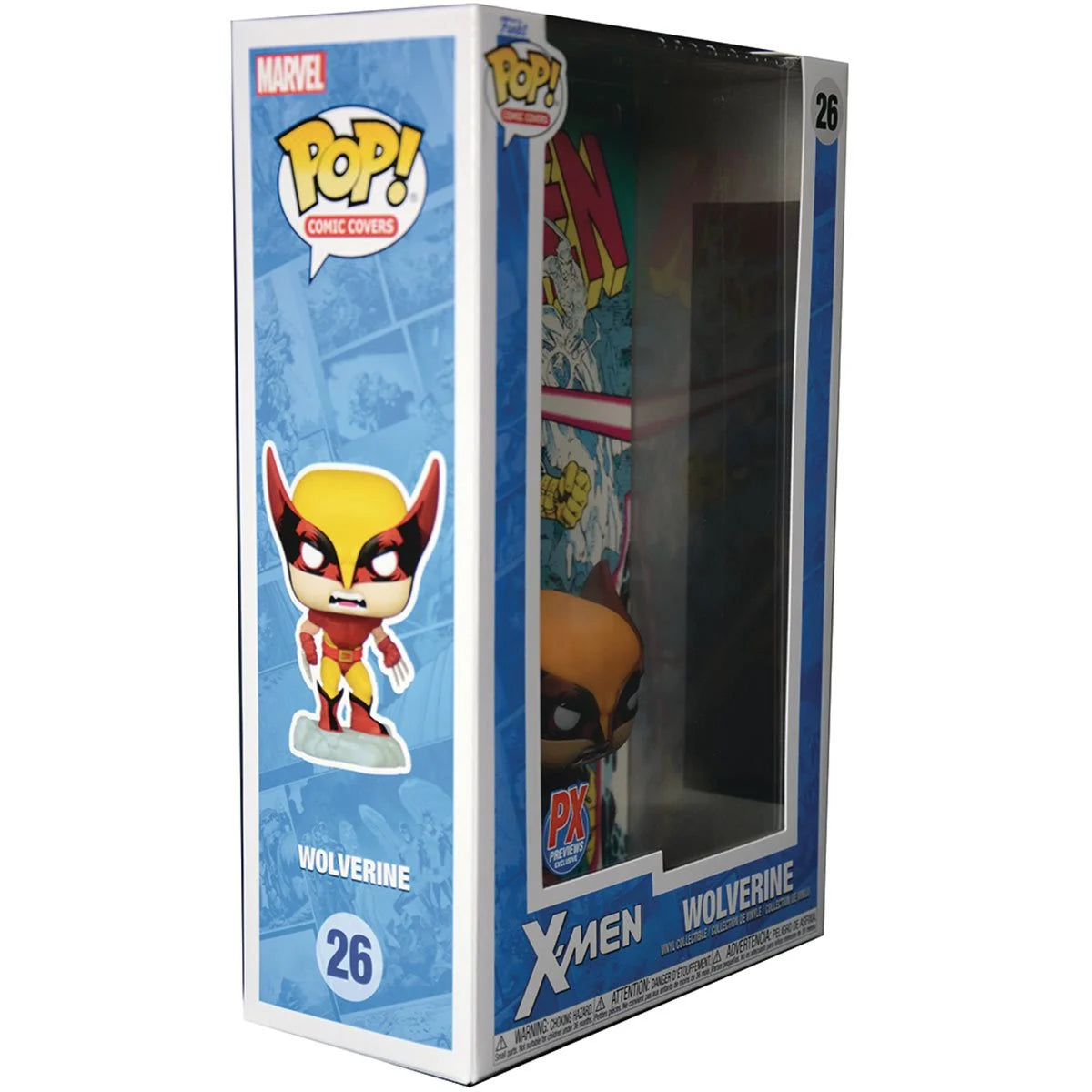 PRESALE | Funko Pop! Comic Cover: Marvel - X-Men - Wolverine PX Previews Exclusive #26 Vinyl Figures