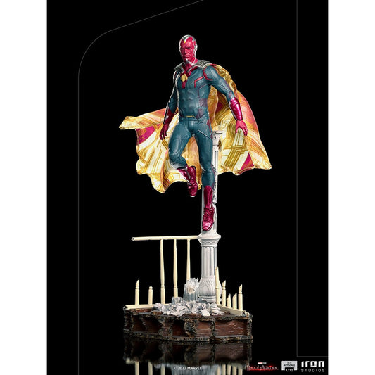 PRESALE | WandaVision - Vision - Paul Bettany - Battle Diorama - 1/10 Deluxe Art Scale Limited Edition Statue (Iron Studios)