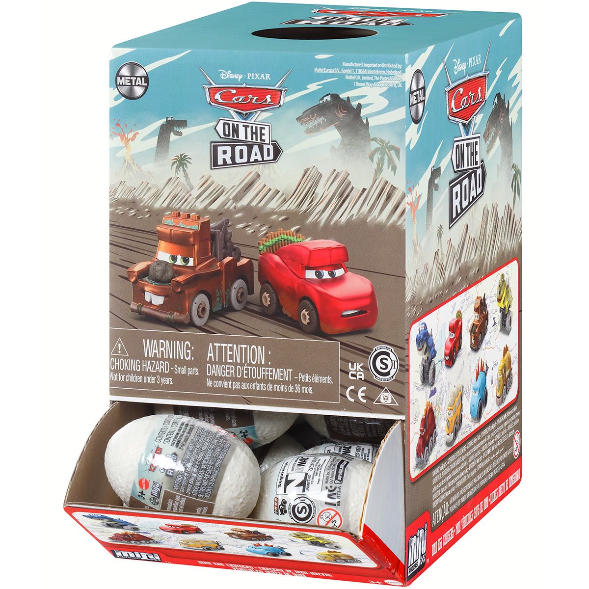 PRESALE | Disney - Cars on the Road - Dinosaur Mystery Egg Cruiser Vehicle - Case of 24