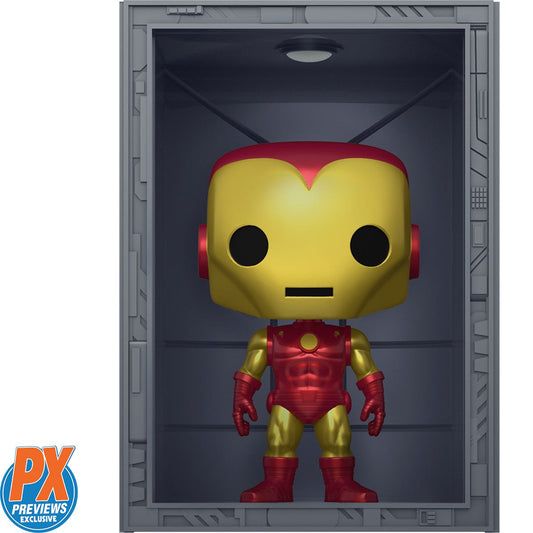 PRESALE | Funko POP! Deluxe: Iron Man - Hall of Armor - Model 4 - PX Previews Exclusive