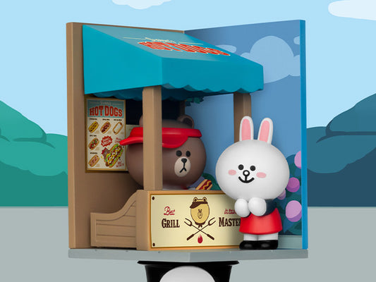 PRESALE | Line Friends Hot Dog DS-105 D-Stage 6-Inch Statue