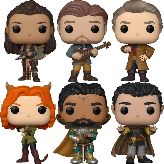 PRESALE | Funko POP! Movies: Dungeons & Dragons: Honor Among Thieves - 6 PIECE SET - Edgin | Holga | Simon | Doric | Xenk | Forge  Vinyl Figures