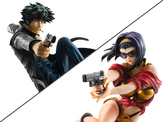 PRESALE | Cowboy Bebop - Faye Valentine - Spike Spiegel - 1/8 - 1st GIG set (MegaHouse)