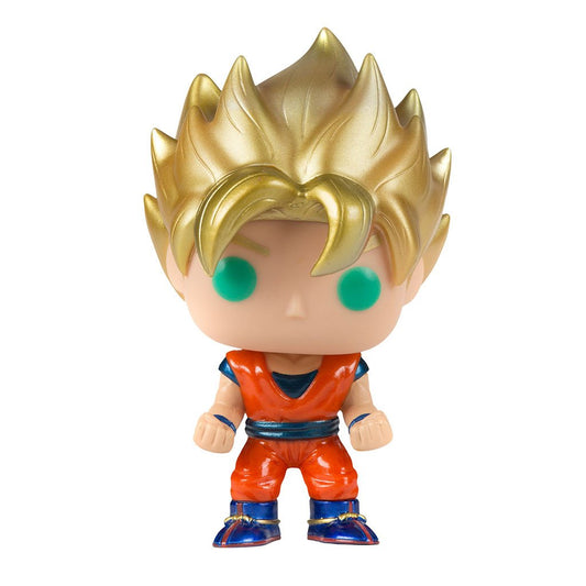 Funko POP! Animation: Dragon Ball Z Super Saiyan Goku (Metallic) (Lootcrate Exclusive) figure