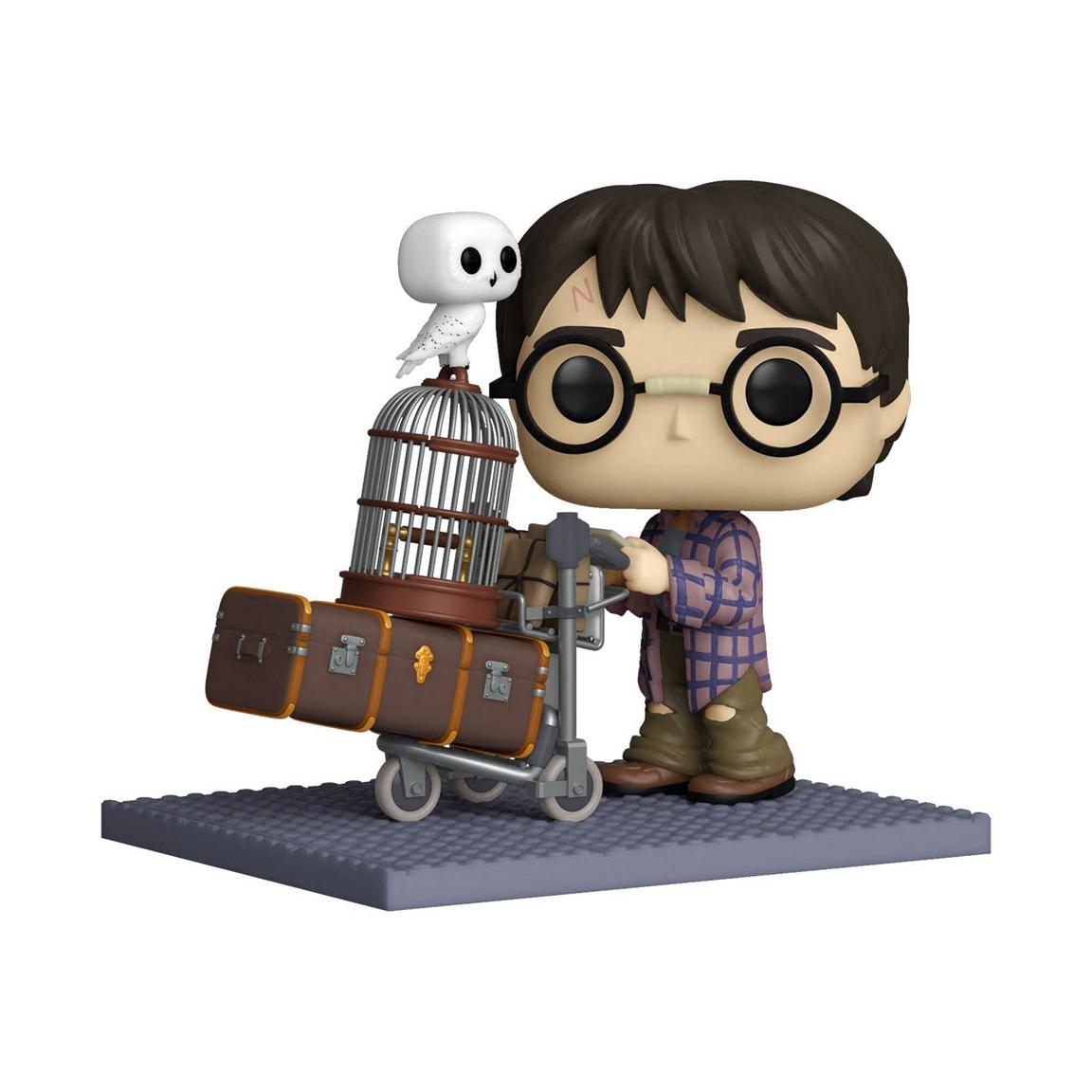 PRESALE | Funko POP! Deluxe: Harry Potter 20th Anniversary - Harry Pushing Trolley 4-in Vinyl Figure