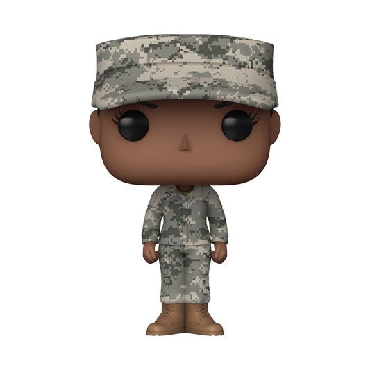 Funko POP! Military Army: Soldier Camo African American Female Vinyl Figure statue
