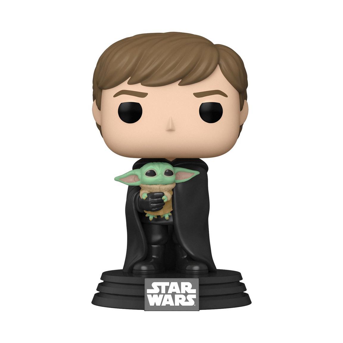 PRESALE | Funko POP! Star Wars The Mandalorian Luke Skywalker with Grogu Vinyl Bobble-Head