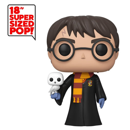 PRESALE | Funko POP! Harry Potter: Harry Potter and Hedwig 18-inch #01 Vinyl Figure