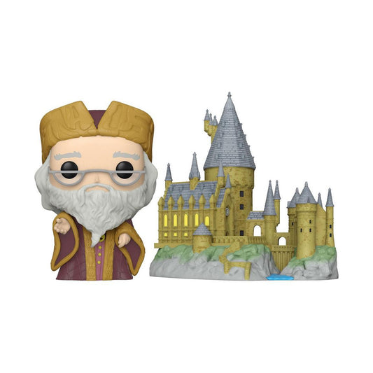 PRESALE | Funko POP! Town: Harry Potter 20th Anniversary Dumbledore and Hogwarts Vinyl Figure