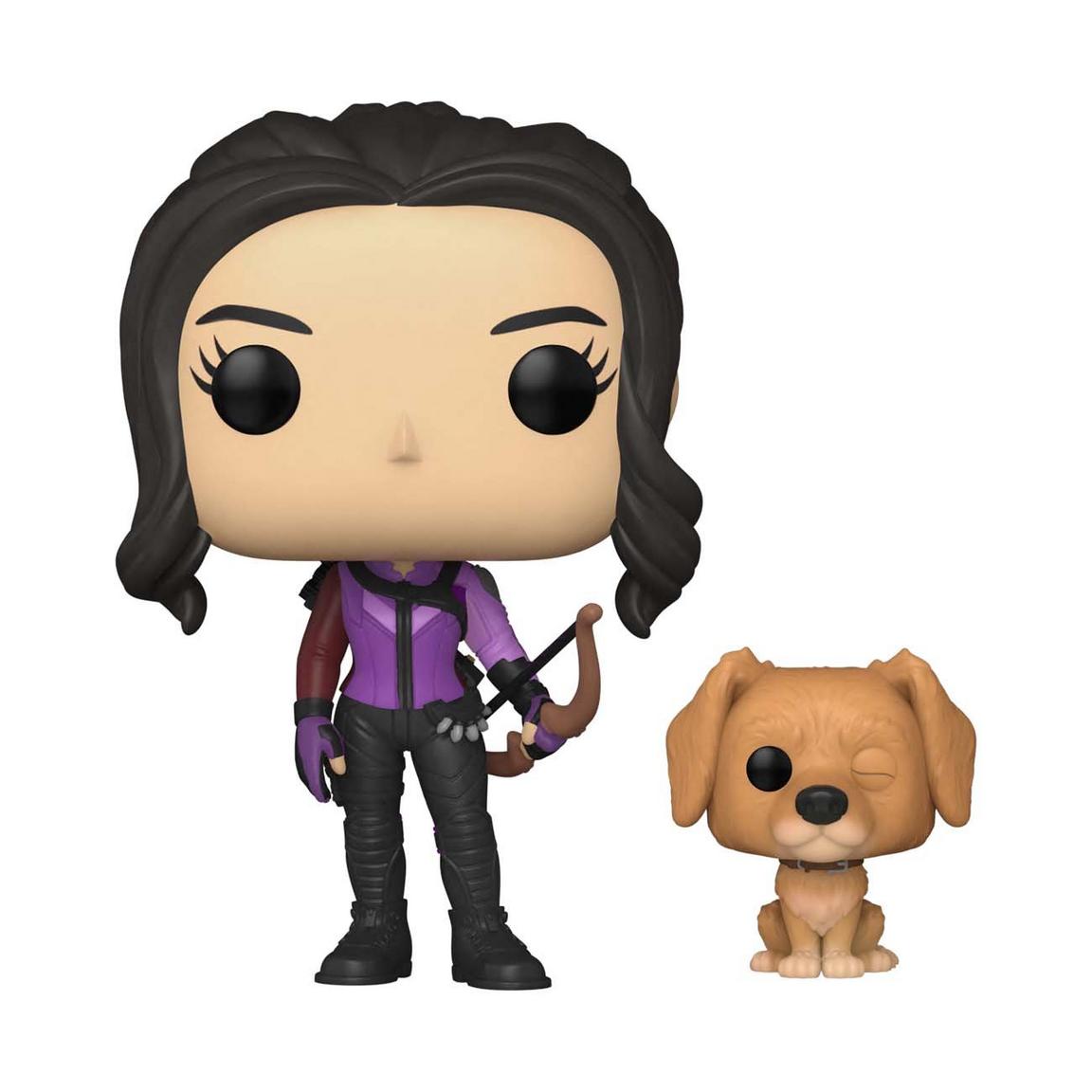 PRESALE | Funko Pop! and Buddy: Hawkeye - Kate Bishop with Lucky the Pizza Dog Vinyl Bobblehead