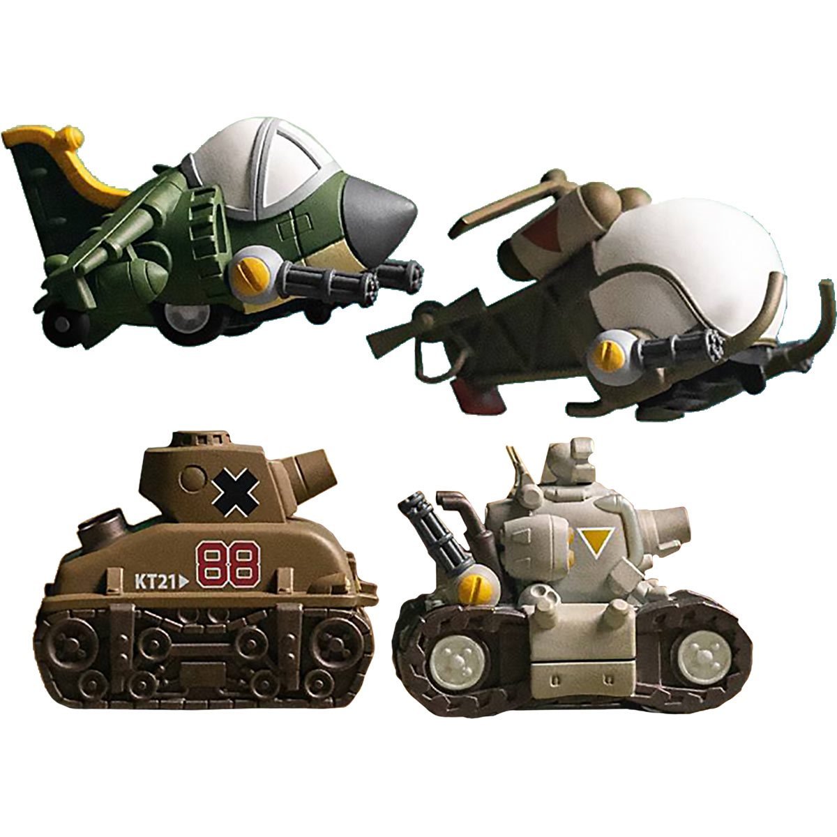 Metal Slug 3 - Pull Back Vehicle PBC-011 - Set of 4