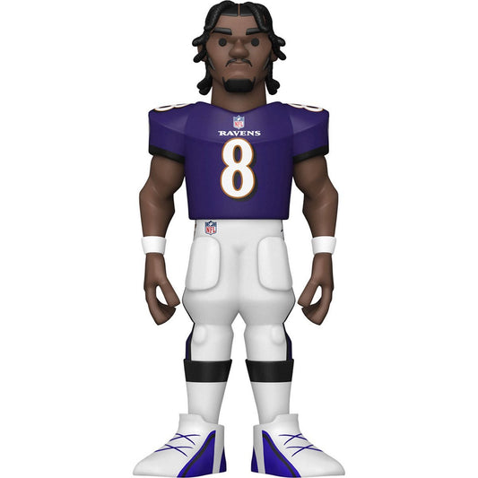 PRESALE | Funko Gold NFL Ravens Lamar Jackson (Home Uniform) 5-in Vinyl Figure