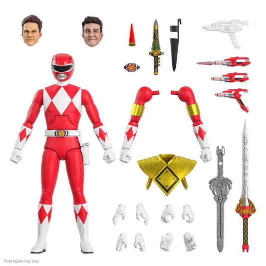 PRESALE | Power Rangers Ultimates Mighty Morphin Red Ranger 7-Inch Action Figure