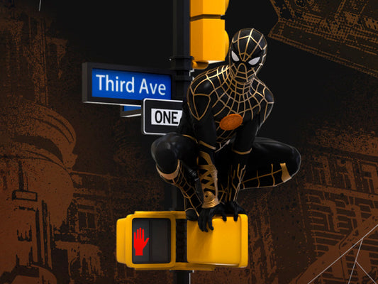 PRESALE | Spider-Man: No Way Home - D-Stage 102 Black and Gold Suit Statue