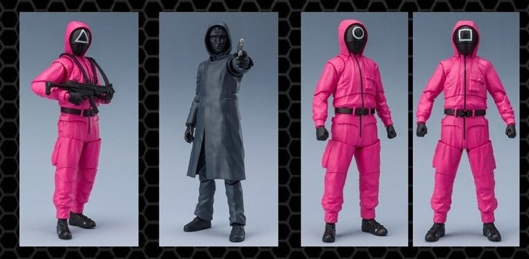 PRESALE |  Squid Game - SET - Front Man Masked Managers Soldier Worker - S.H.Figuarts (Bandai Spirits)