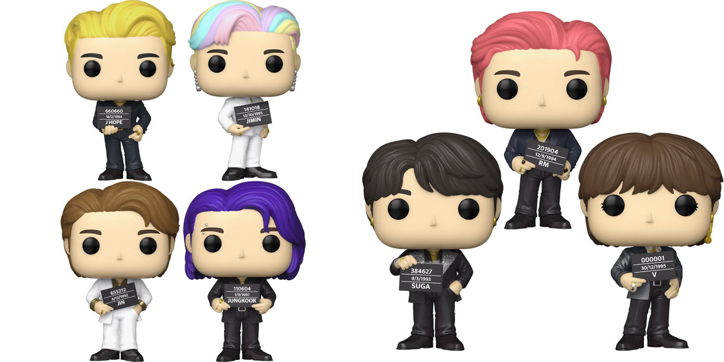 PRESALE | Funko POP! Rocks: BTS - BUTTER 7 PIECE SET - Bobblehead Vinyl Figure