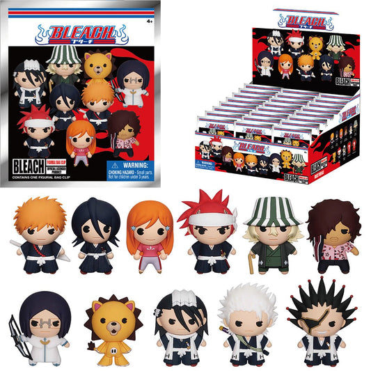 PRESALE | Bleach 3D Bag Clip - Case of 24 - Gacha Mystery Blindbox